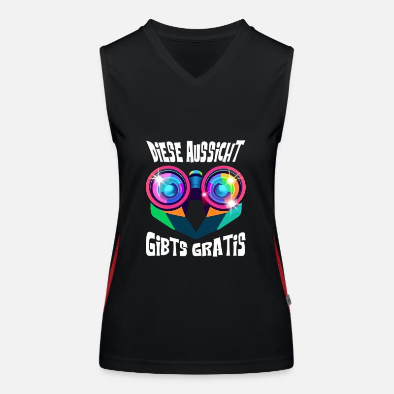 This view is free ! Women's Functional Contrast Tank Top