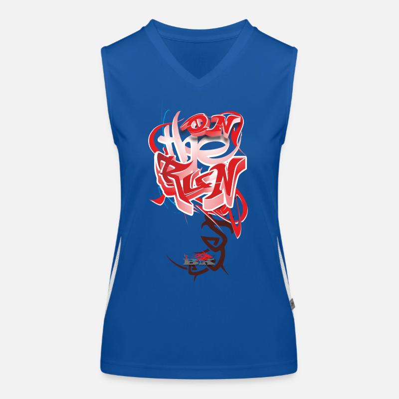 sur la course Débardeur respirant contrasté Femme