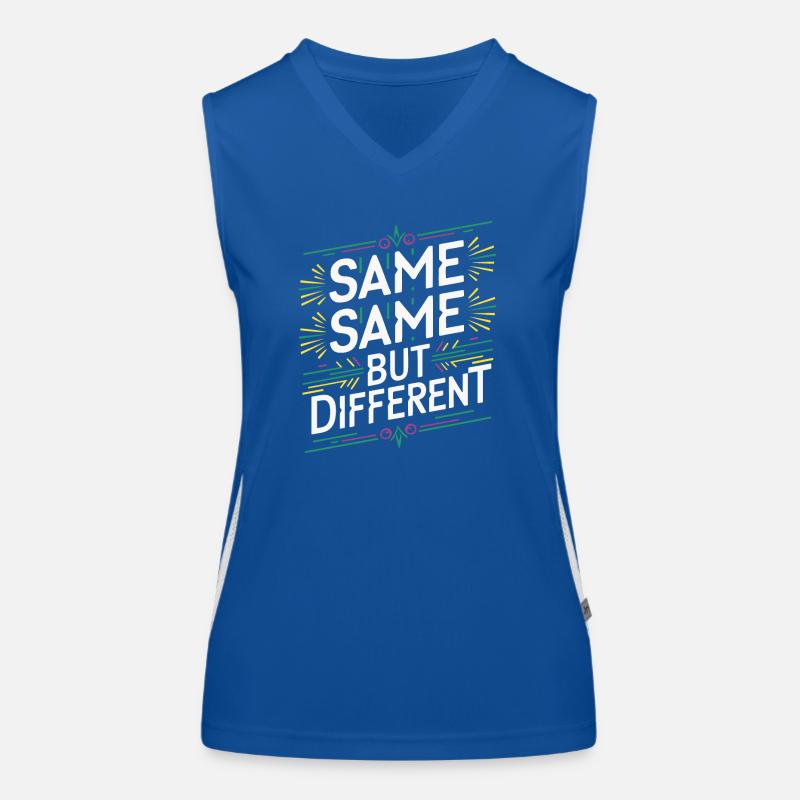 Same Same But different Thailand Traveler Backpack Women's Functional Contrast Tank Top