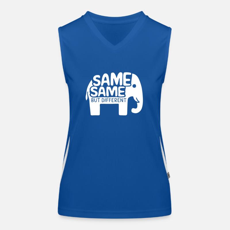 Same Same But different Thailand Traveller Rucksack Funktionelles Kontrast-Tank Top für Frauen
