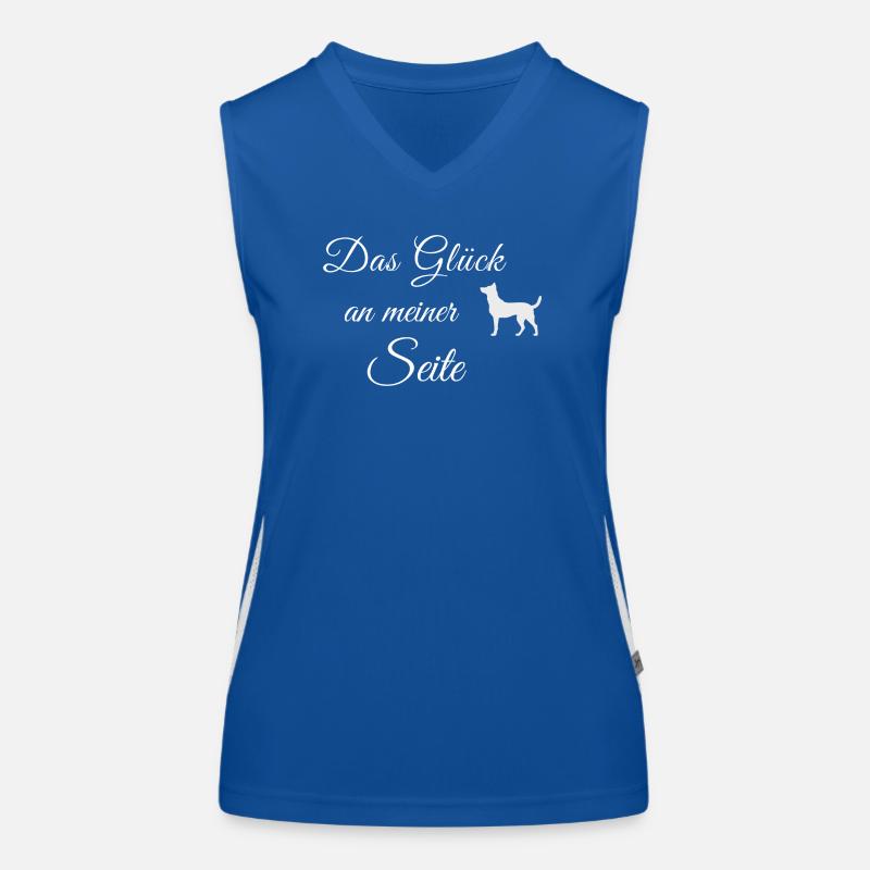 Das Glück an meiner Seite Funktionelles Kontrast-Tank Top für Frauen