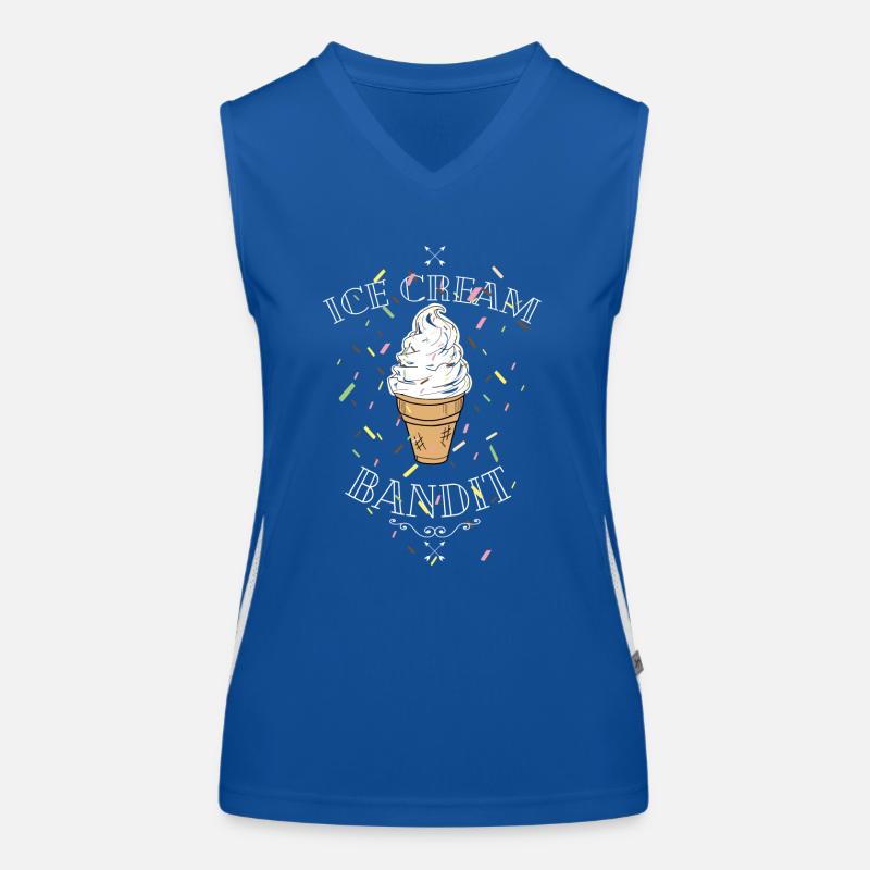 Soft ice cream machine Women's Functional Contrast Tank Top