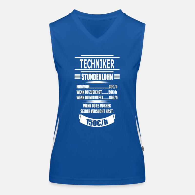 TECHNIKER Funktionelles Kontrast-Tank Top für Frauen