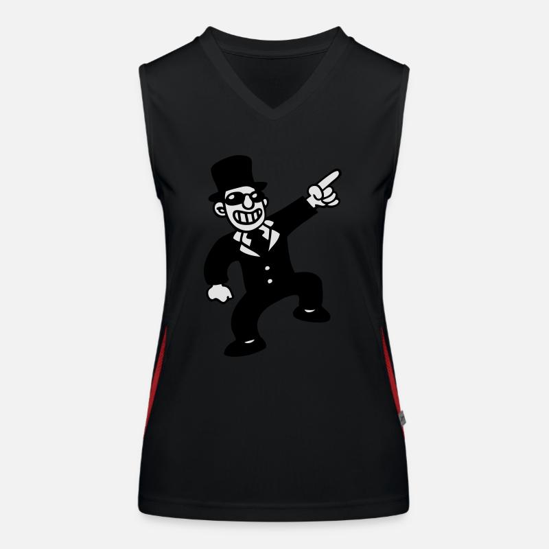 Bräutigam Funktionelles Kontrast-Tank Top für Frauen