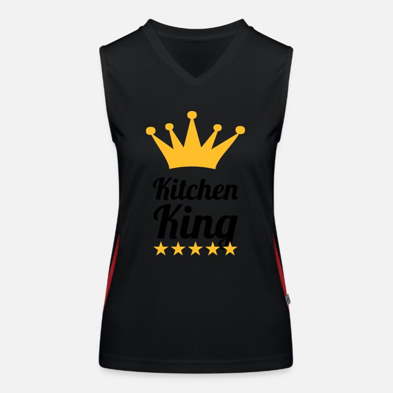 Kitchen King Funktionelles Kontrast-Tank Top für Frauen