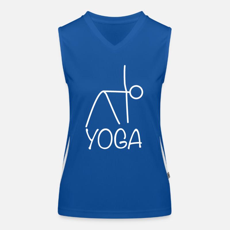 Yoga exercise for a workout Women's Functional Contrast Tank Top