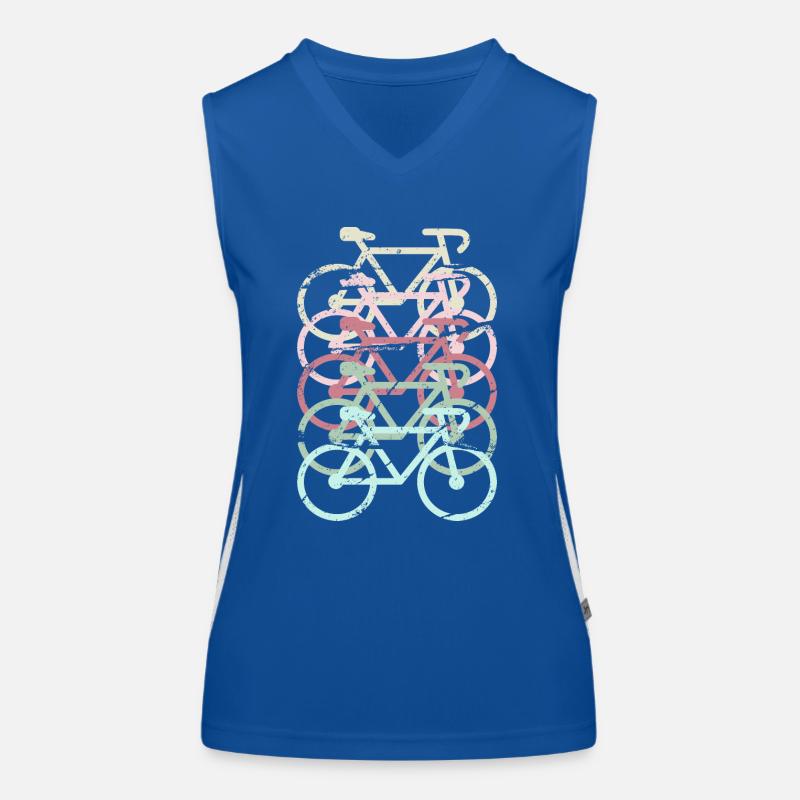 Vélo Retro Débardeur respirant contrasté Femme