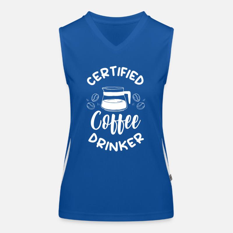Coffee Bean Early Riser Drink Women's Functional Contrast Tank Top