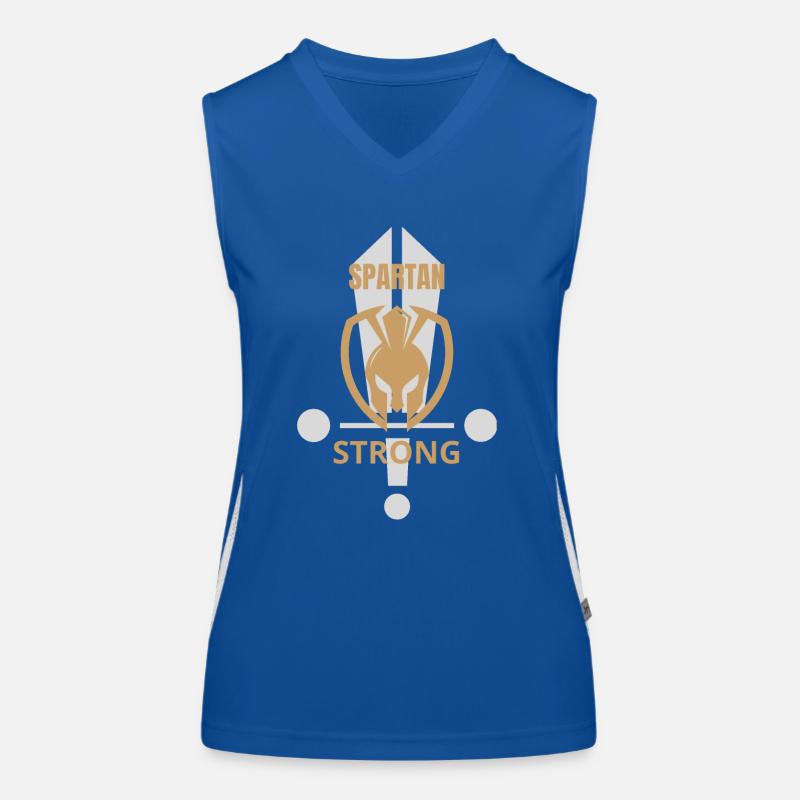Spartanisch Stark Funktionelles Kontrast-Tank Top für Frauen