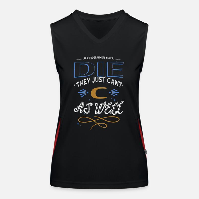 hacking computer birthday present idea awesome Funktionelles Kontrast-Tank Top für Frauen