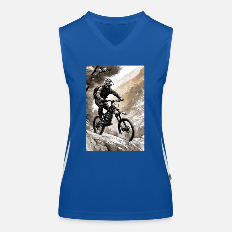 VTT II Débardeur respirant contrasté Femme