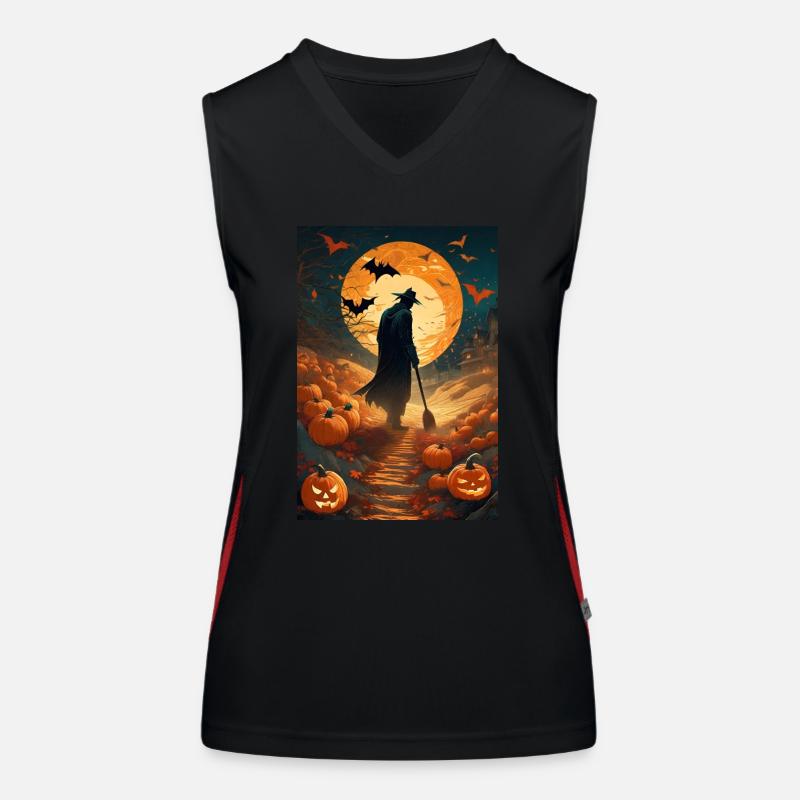 Lebende Vogelscheuche Funktionelles Kontrast-Tank Top für Frauen