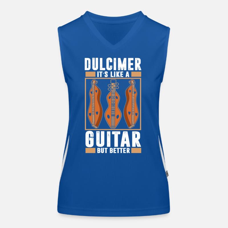 Dulcimer Instrument Débardeur respirant contrasté Femme