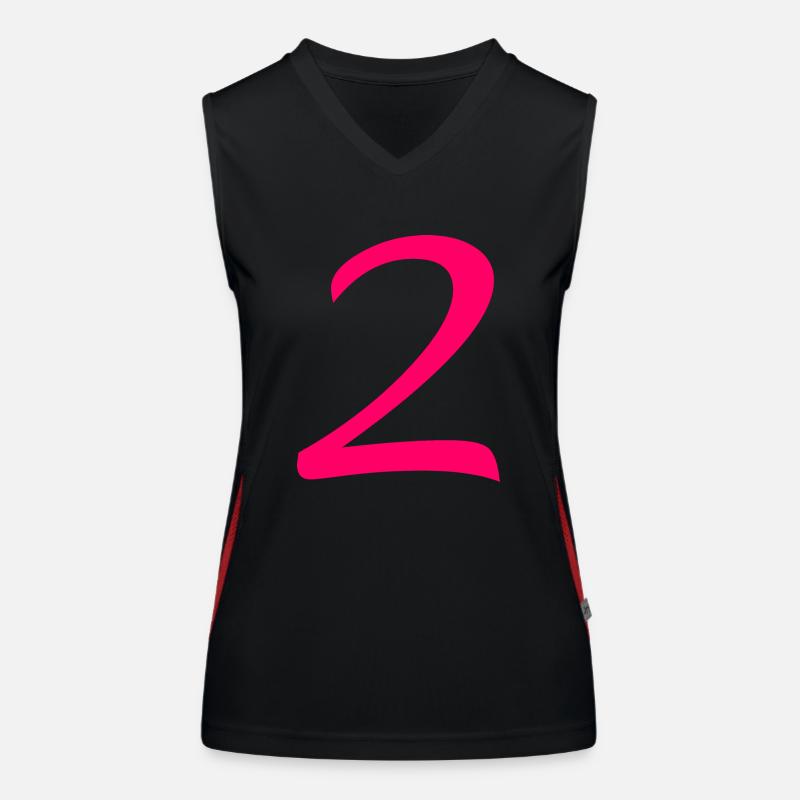 2 Débardeur respirant contrasté Femme