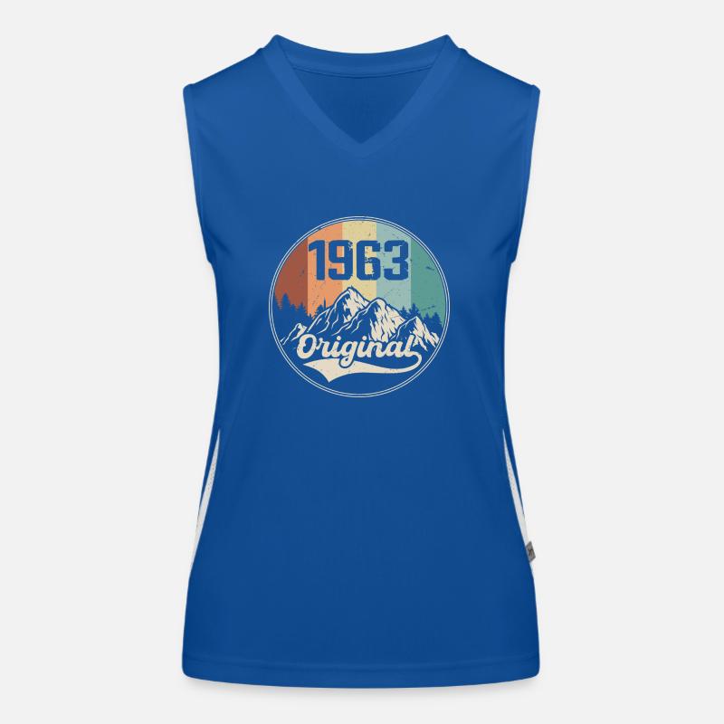 Original 1963 Birthday Gift - 1963 Women's Functional Contrast Tank Top