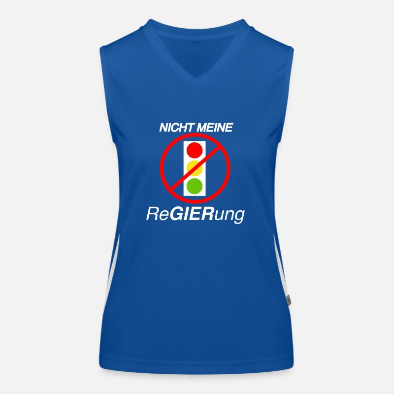 ReGIERung Funktionelles Kontrast-Tank Top für Frauen