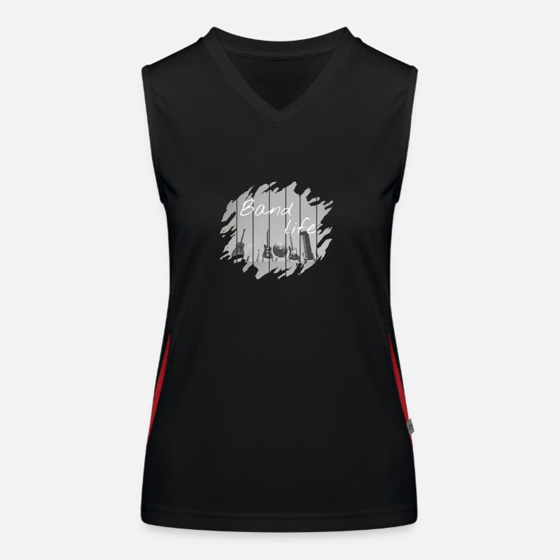 Band Funktionelles Kontrast-Tank Top für Frauen