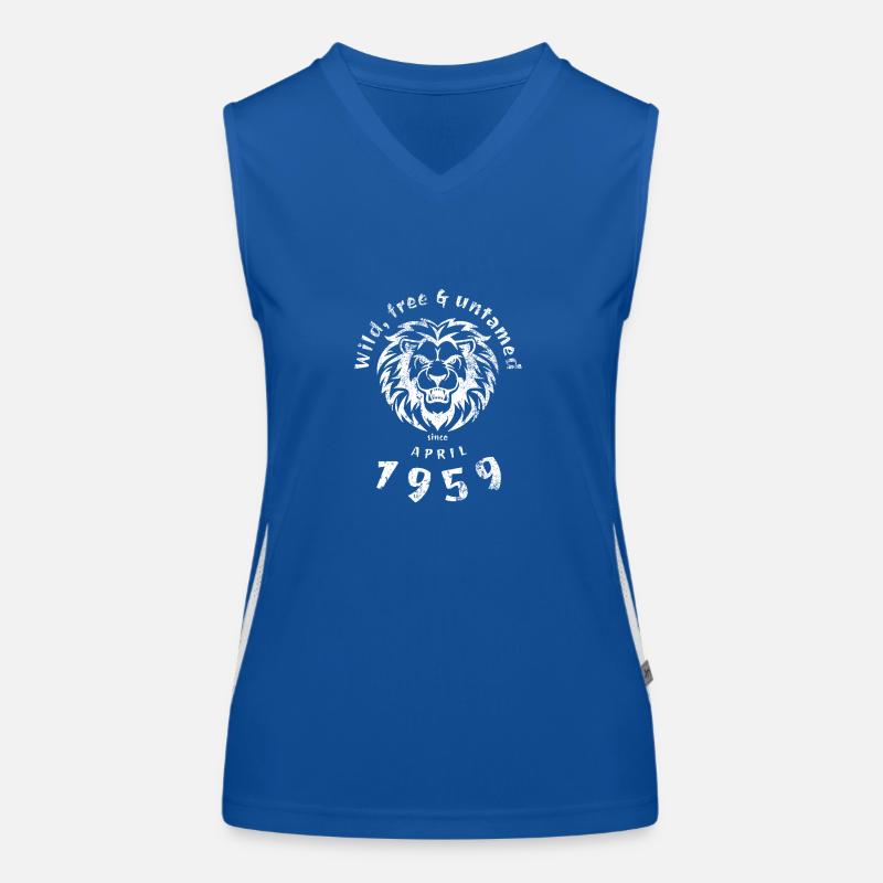 66. Geburtstag Rocking the crowd GIT 04/1959 Funktionelles Kontrast-Tank Top für Frauen