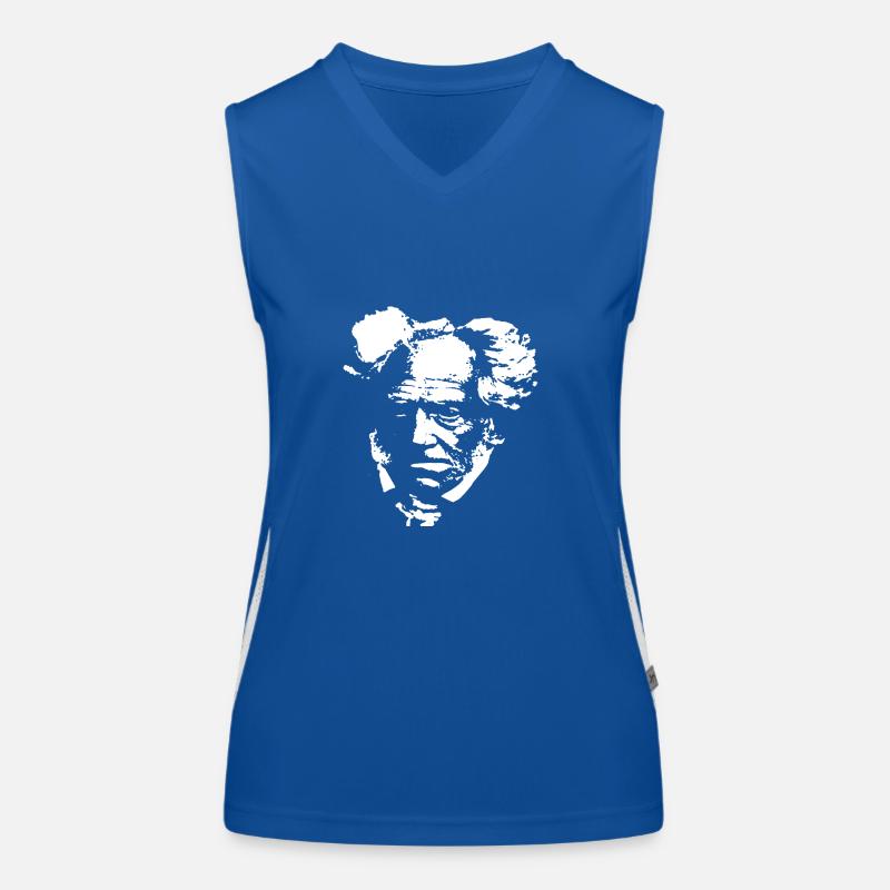 Arthur Schopenhauer Débardeur respirant contrasté Femme
