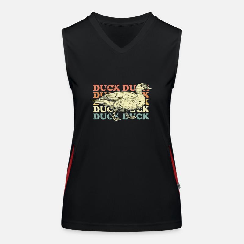 Duck Duck Women's Functional Contrast Tank Top