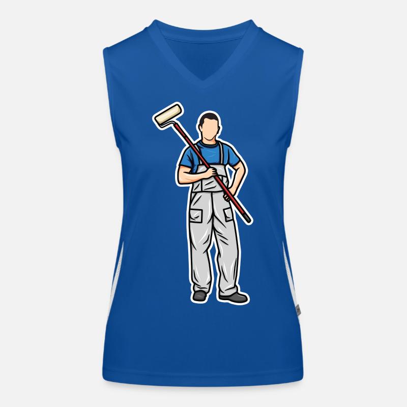 Kleiner Maler Funktionelles Kontrast-Tank Top für Frauen
