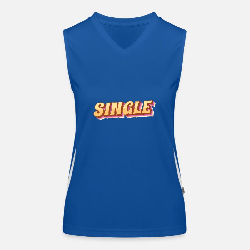 Single Funktionelles Kontrast-Tank Top für Frauen