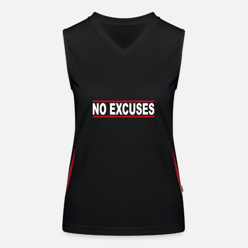 Pas d’excuses Débardeur respirant contrasté Femme