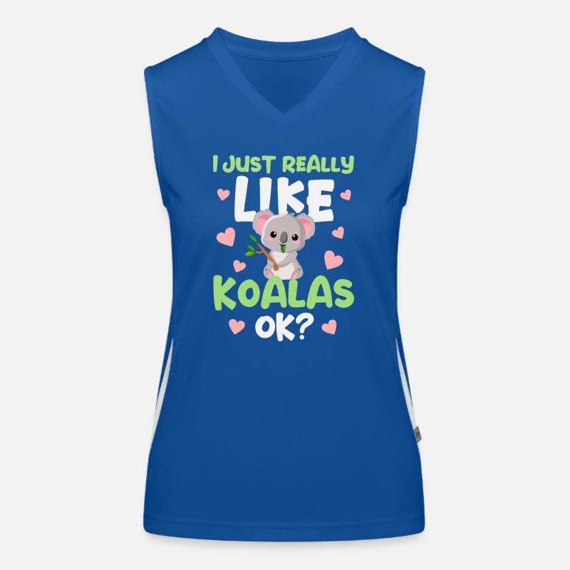 Koala Koalabär Funktionelles Kontrast-Tank Top für Frauen