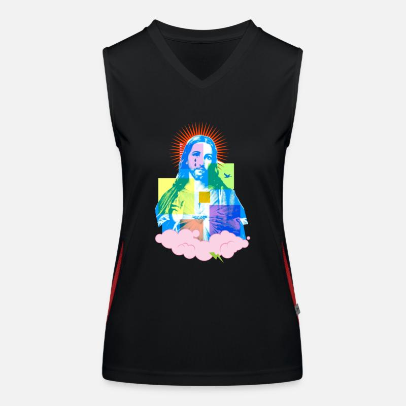 jesus Débardeur respirant contrasté Femme