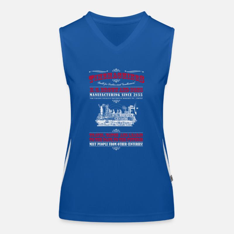 Time Machines (light) Women's Functional Contrast Tank Top