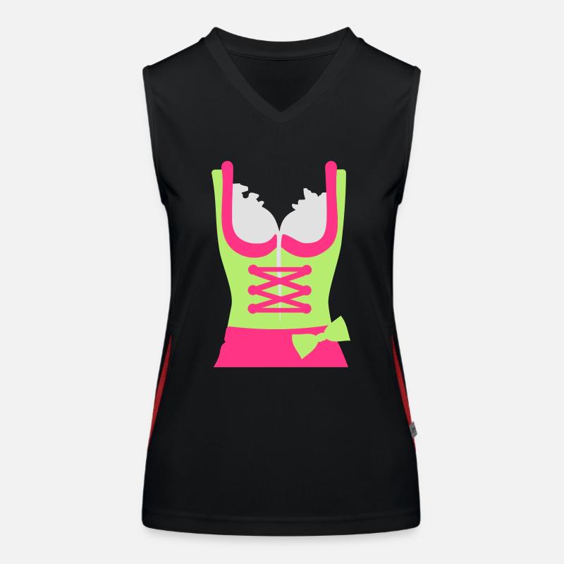 Dirndl Women's Functional Contrast Tank Top