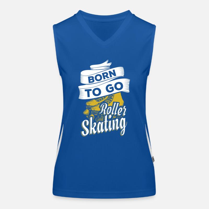Rollschuhe Funktionelles Kontrast-Tank Top für Frauen