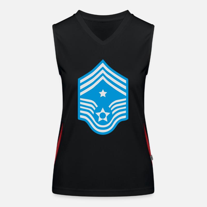 Sergeant Kommandant_g1 Funktionelles Kontrast-Tank Top für Frauen