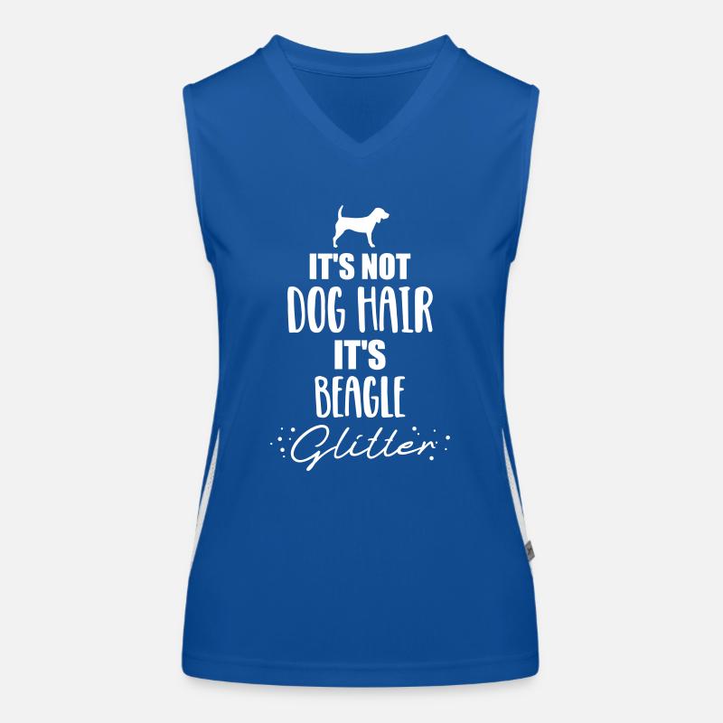 Beagle Funktionelles Kontrast-Tank Top für Frauen