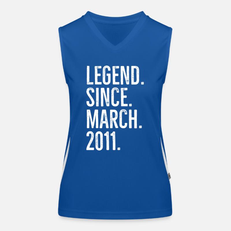 Legend Since March 2011 Women's Functional Contrast Tank Top
