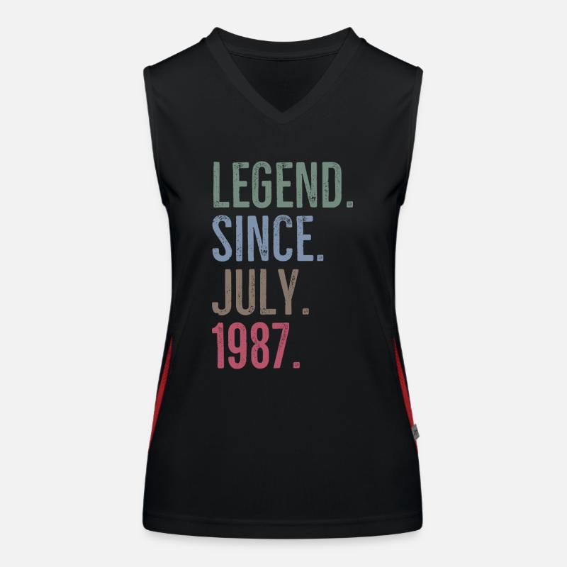 Legend Since July 1987 Women's Functional Contrast Tank Top