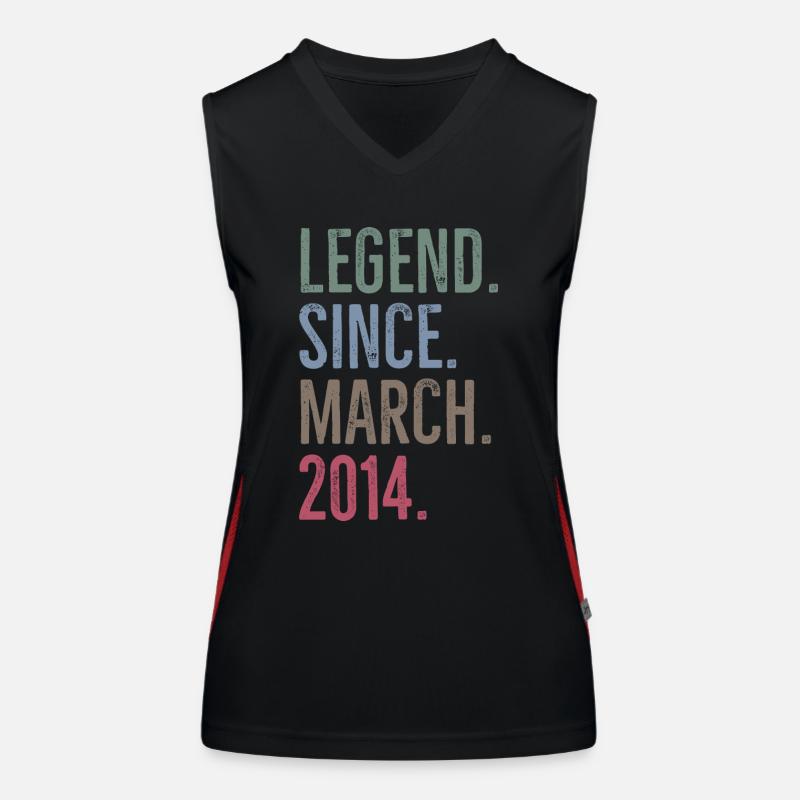 Legend Since March 2014 Women's Functional Contrast Tank Top