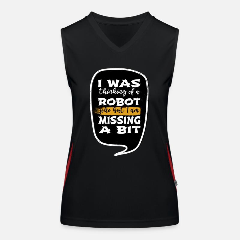 funny sayings engineer robotics tshirt hobbyists Women's Functional Contrast Tank Top