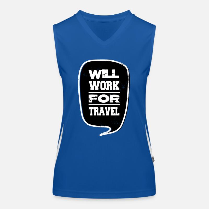 gift idea birthday present idea travel bug Women's Functional Contrast Tank Top