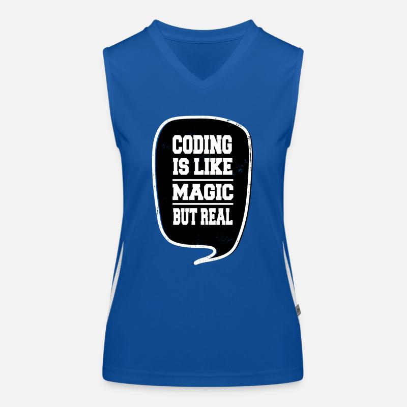 computer scientist present idea father geek Funktionelles Kontrast-Tank Top für Frauen