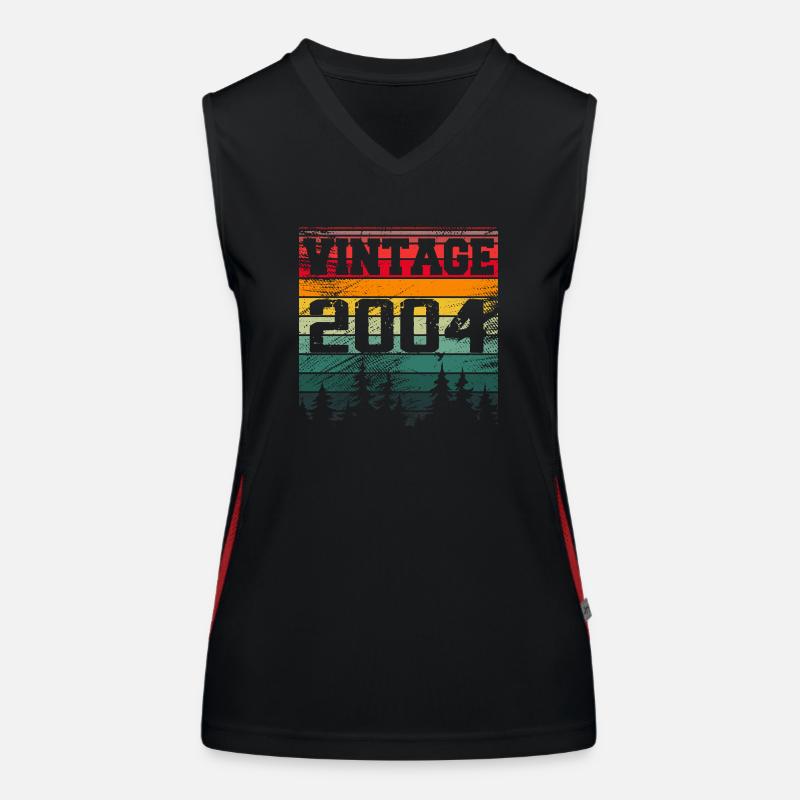 2004 Vintage Geburtstagsgeschenk 2004 Retro Funktionelles Kontrast-Tank Top für Frauen