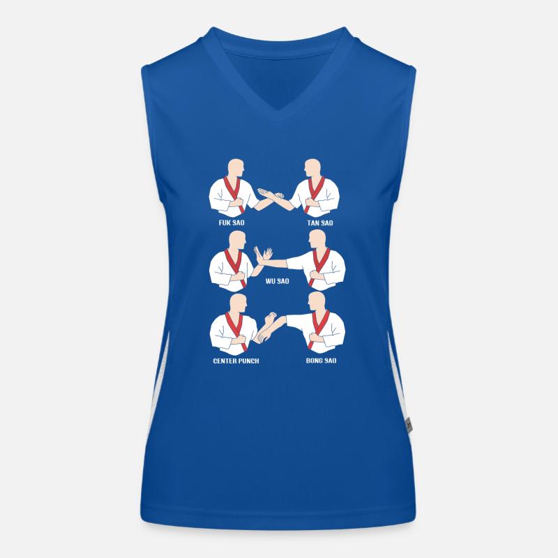 Wing Chun Débardeur respirant contrasté Femme