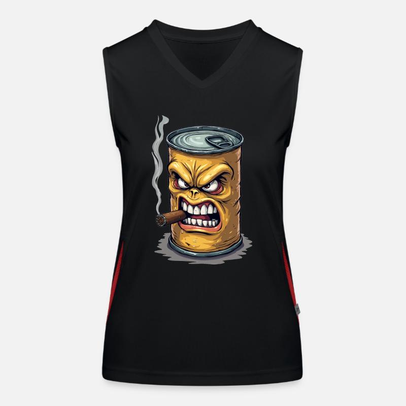 Blechdose Funktionelles Kontrast-Tank Top für Frauen