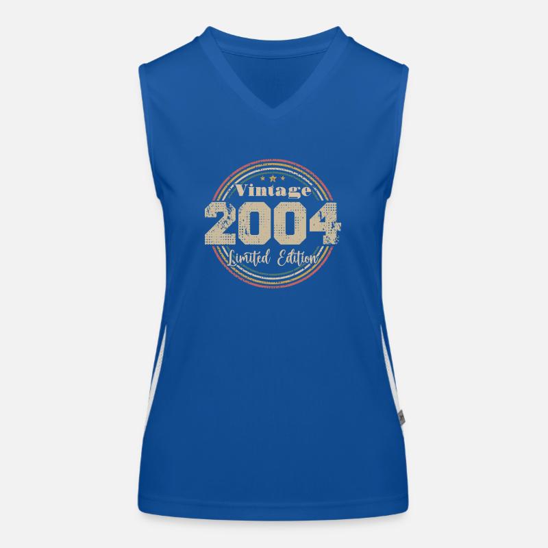 2004 Retro Vintage Geburtstag Geboren in - 2004 Funktionelles Kontrast-Tank Top für Frauen
