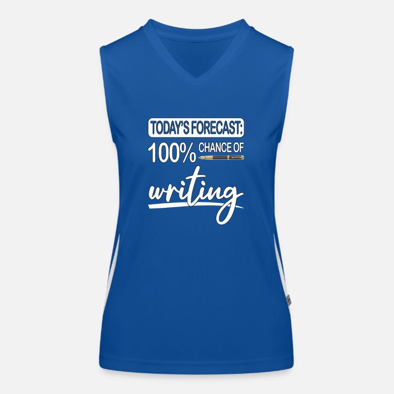 Author Journalist Teacher Writing Content Creator Funktionelles Kontrast-Tank Top für Frauen