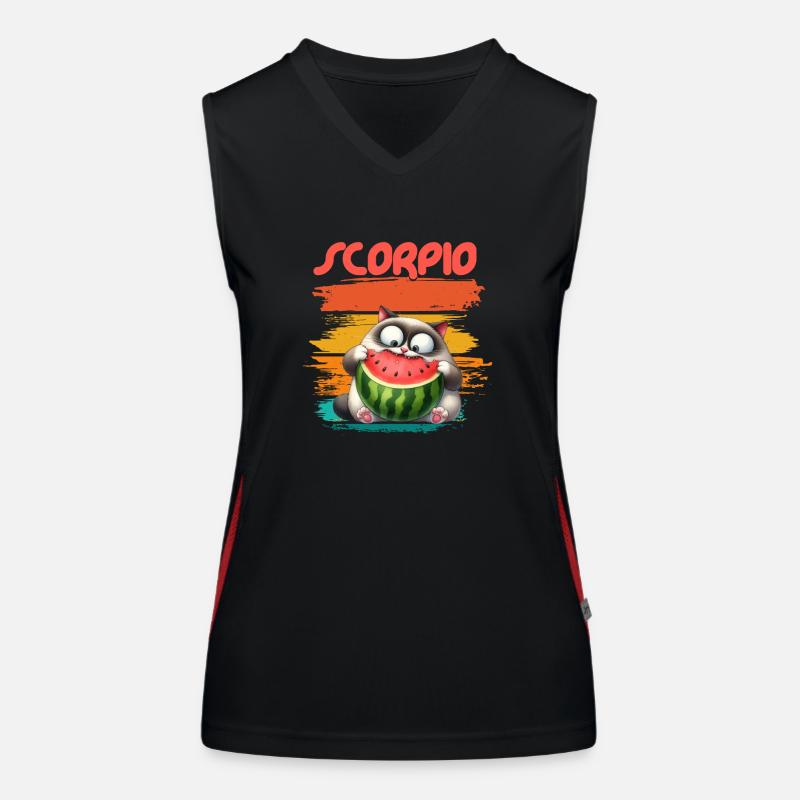 Zodiaque - Sternzeichen - Scorpion - Scorpion Débardeur respirant contrasté Femme