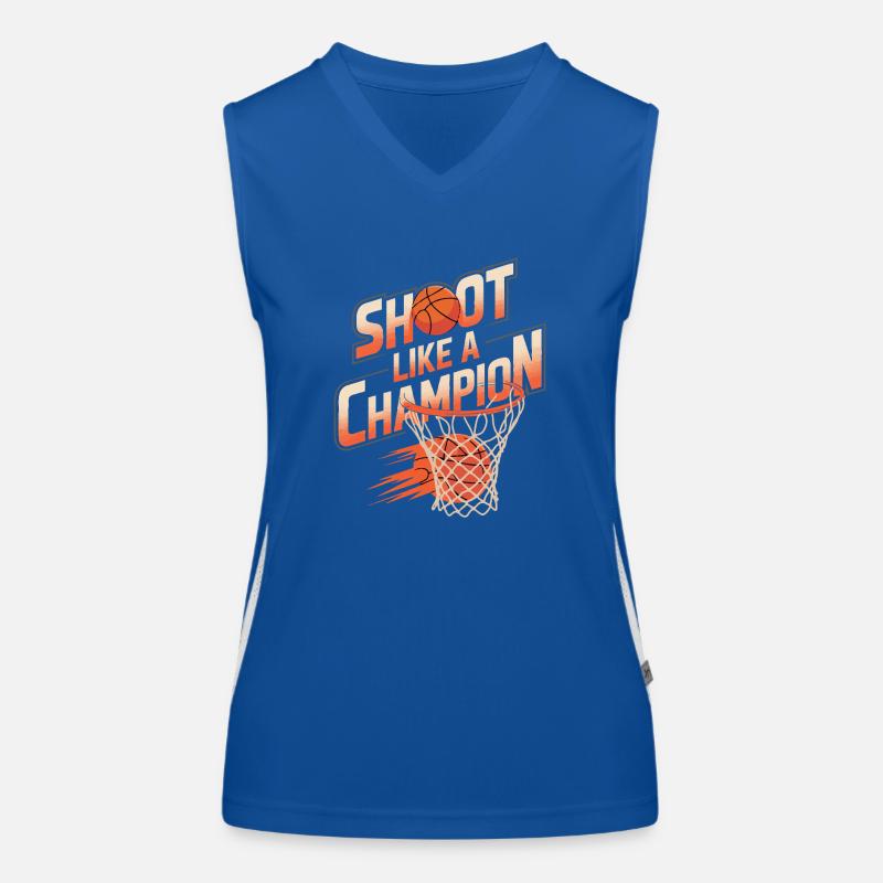 Basket-ball Tirez comme un champion Débardeur respirant contrasté Femme