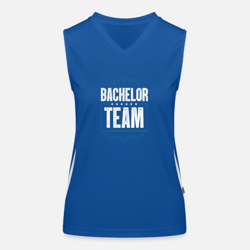 Bachelor Crew Funktionelles Kontrast-Tank Top für Frauen