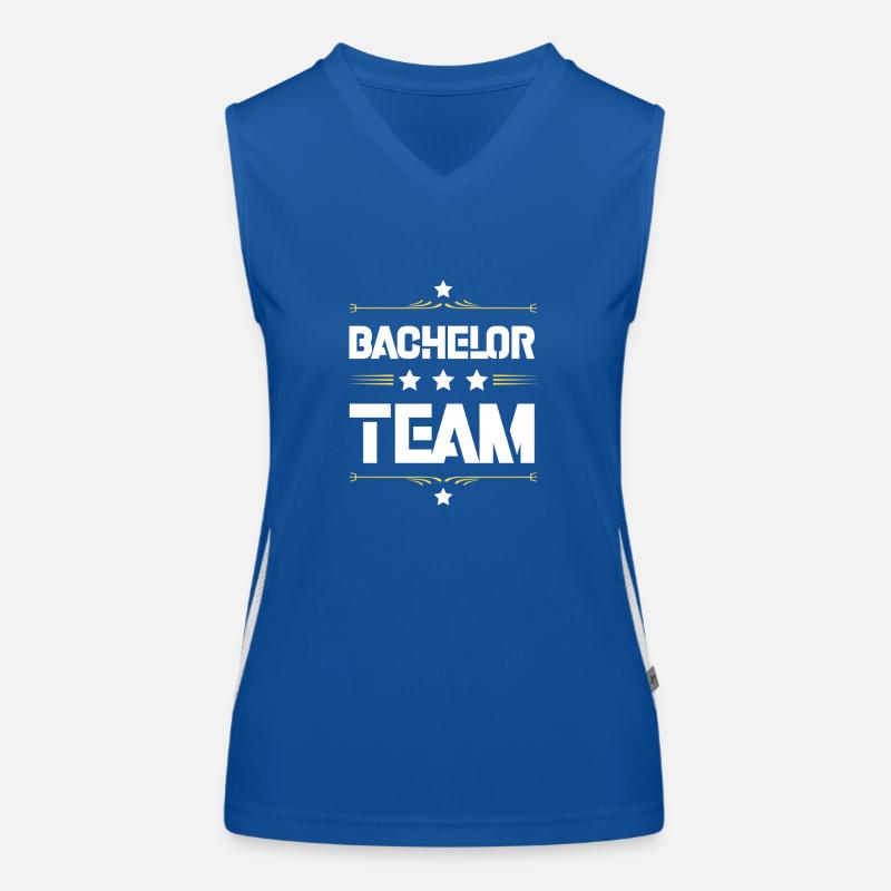 Bachelor Team Funktionelles Kontrast-Tank Top für Frauen