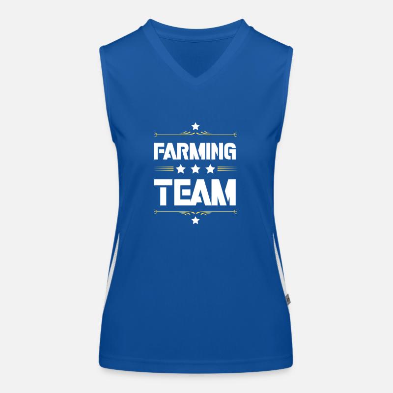 Farming Team Funktionelles Kontrast-Tank Top für Frauen
